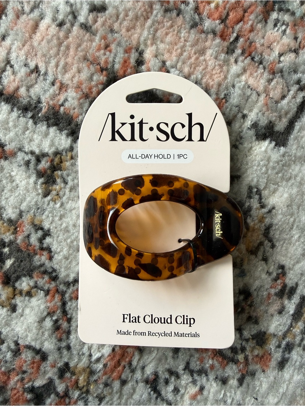 NEW- Kitsch Flat Cloud Clip in Tortoise
